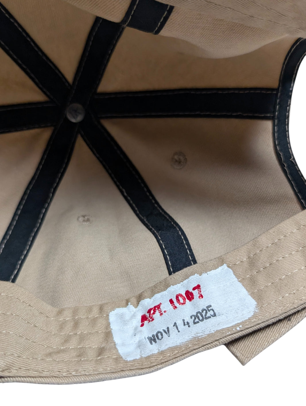 Apartment 1007 Joker Baseball Cap #51 Khaki Authenticated Designer