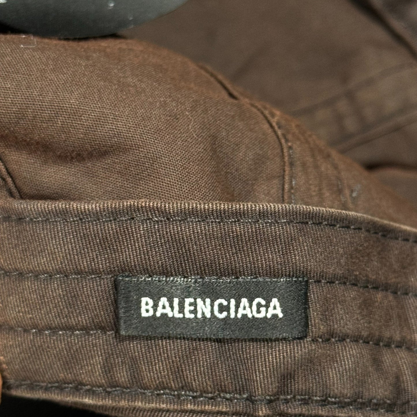 balenciaga distressed cap