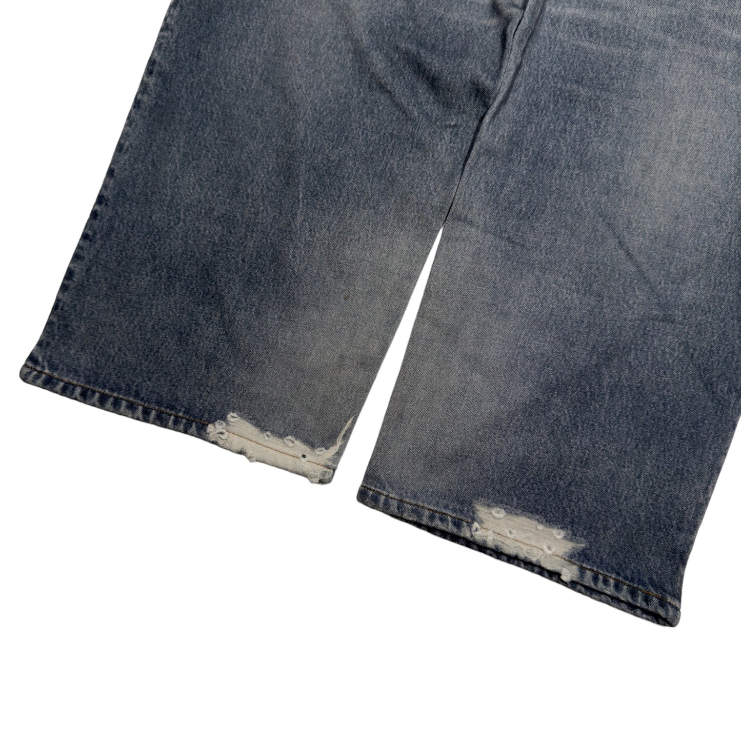 Trompe L’oeil Distressed Blue Sweatpants