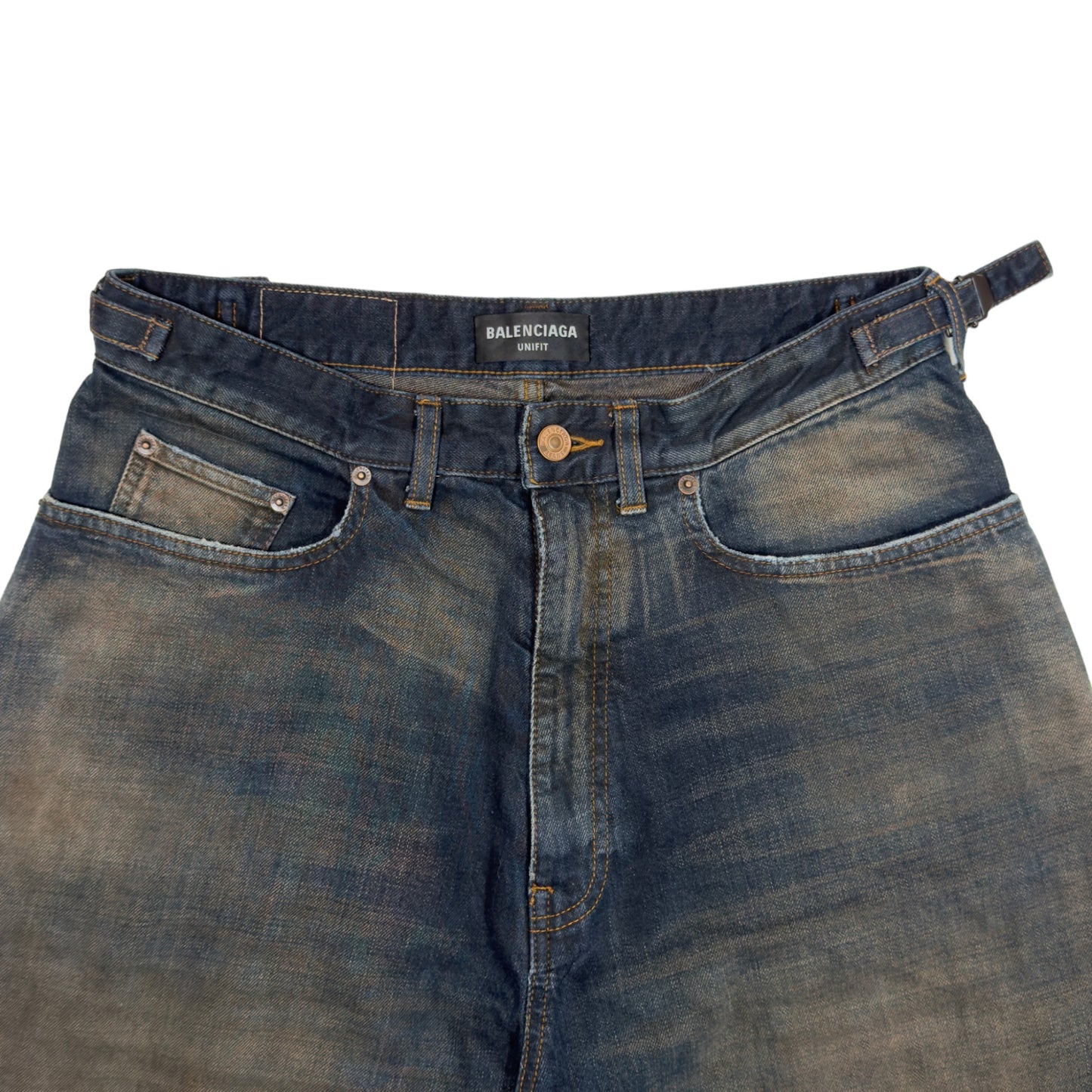 Destroyed Faded Skater Jeans