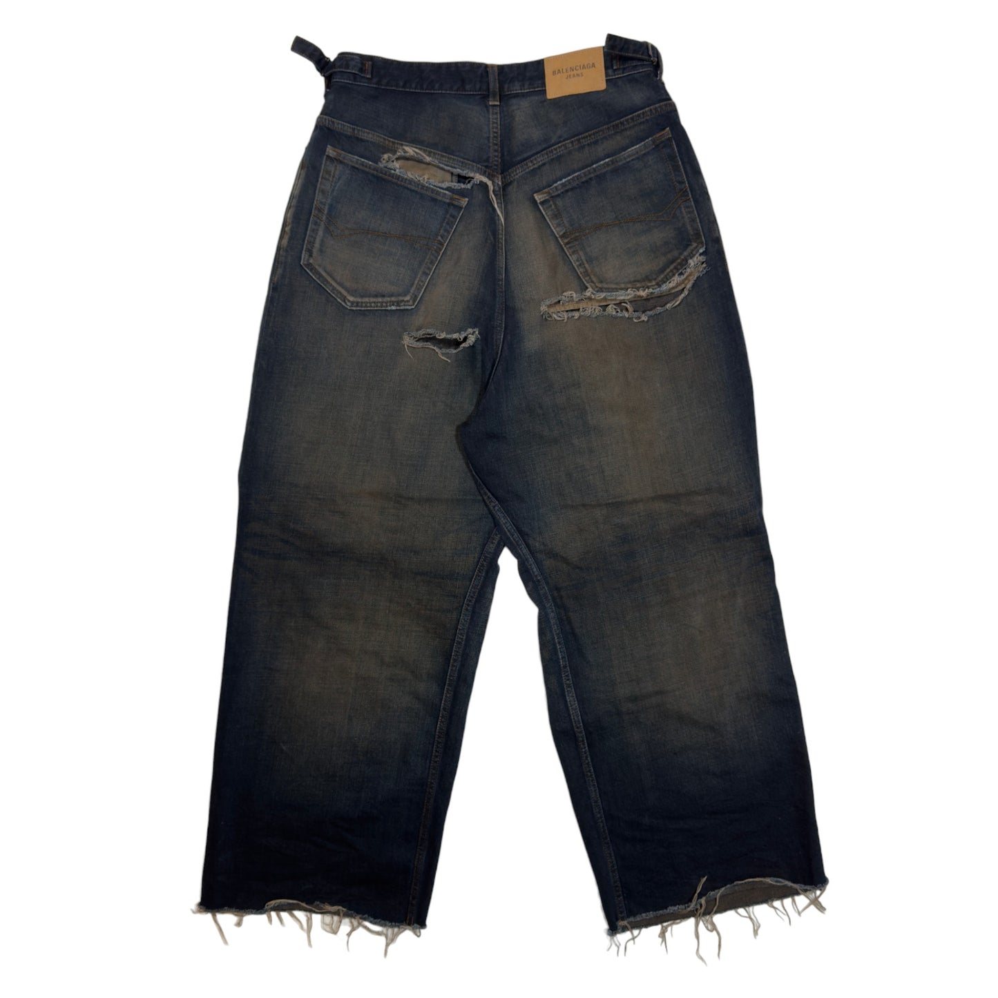 Destroyed Faded Skater Jeans