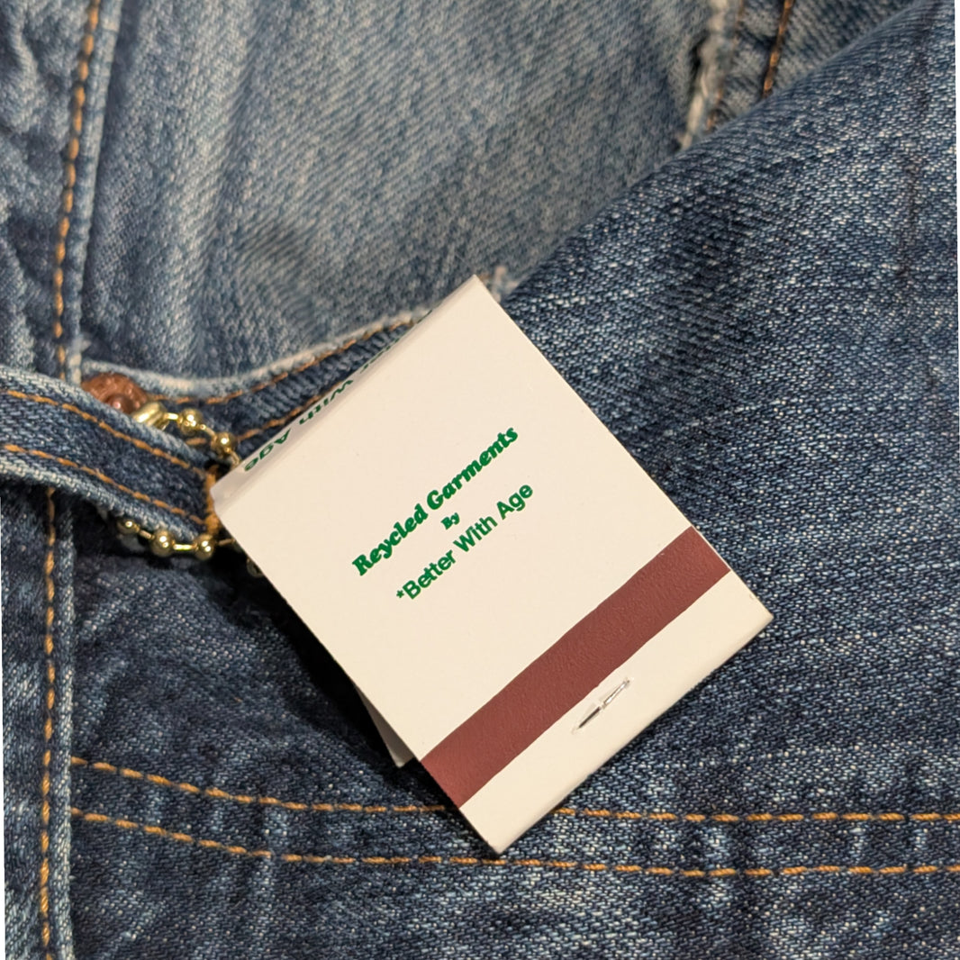 Better With Age Better With Age Double Wide Flare Painted Vintage Levi's Jeans Authenticated Designer
