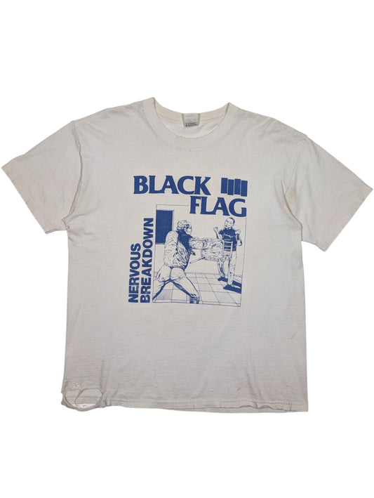 Vintage Original Black Flag Nervous Breakdown T-Shirt Authentic T-Shirts