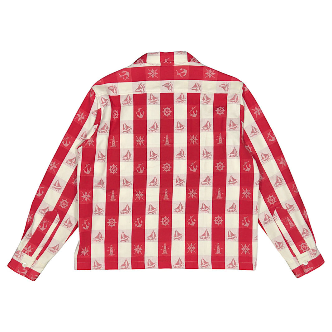 BODE 1/1 Nautical Long Sleeve Shirt Sterling Silver Hardware