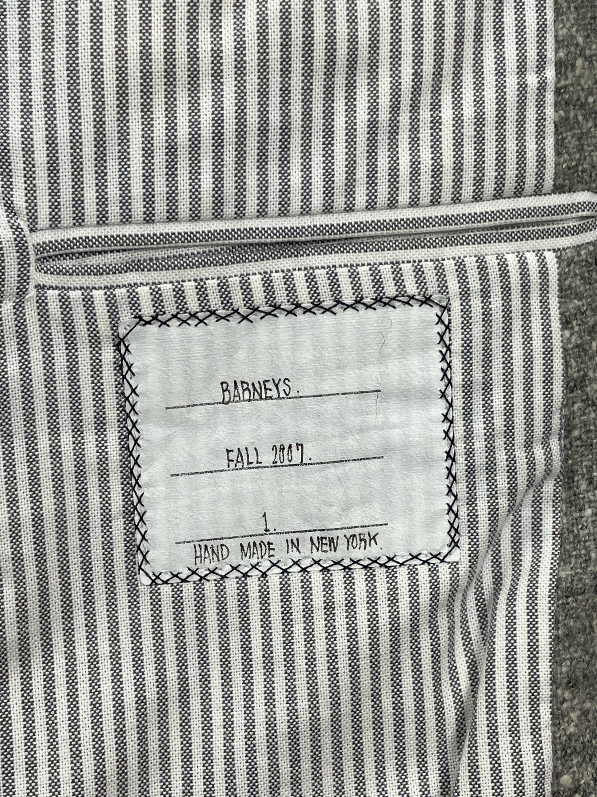 Thom Browne Barneys Fall 2007 handmade New York suit jacket