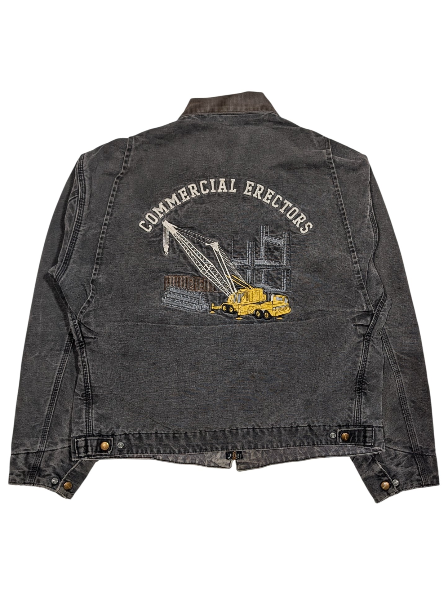 90s Carhartt Detroit Jacket Faded Black