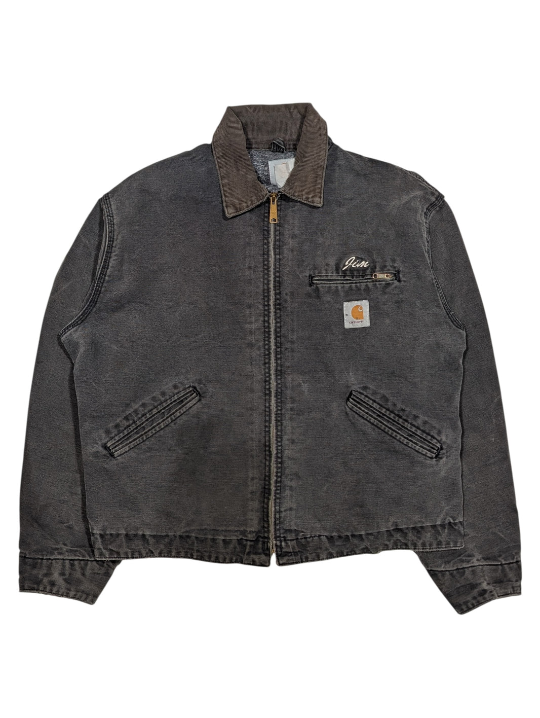 90s Carhartt Detroit Jacket Faded Black