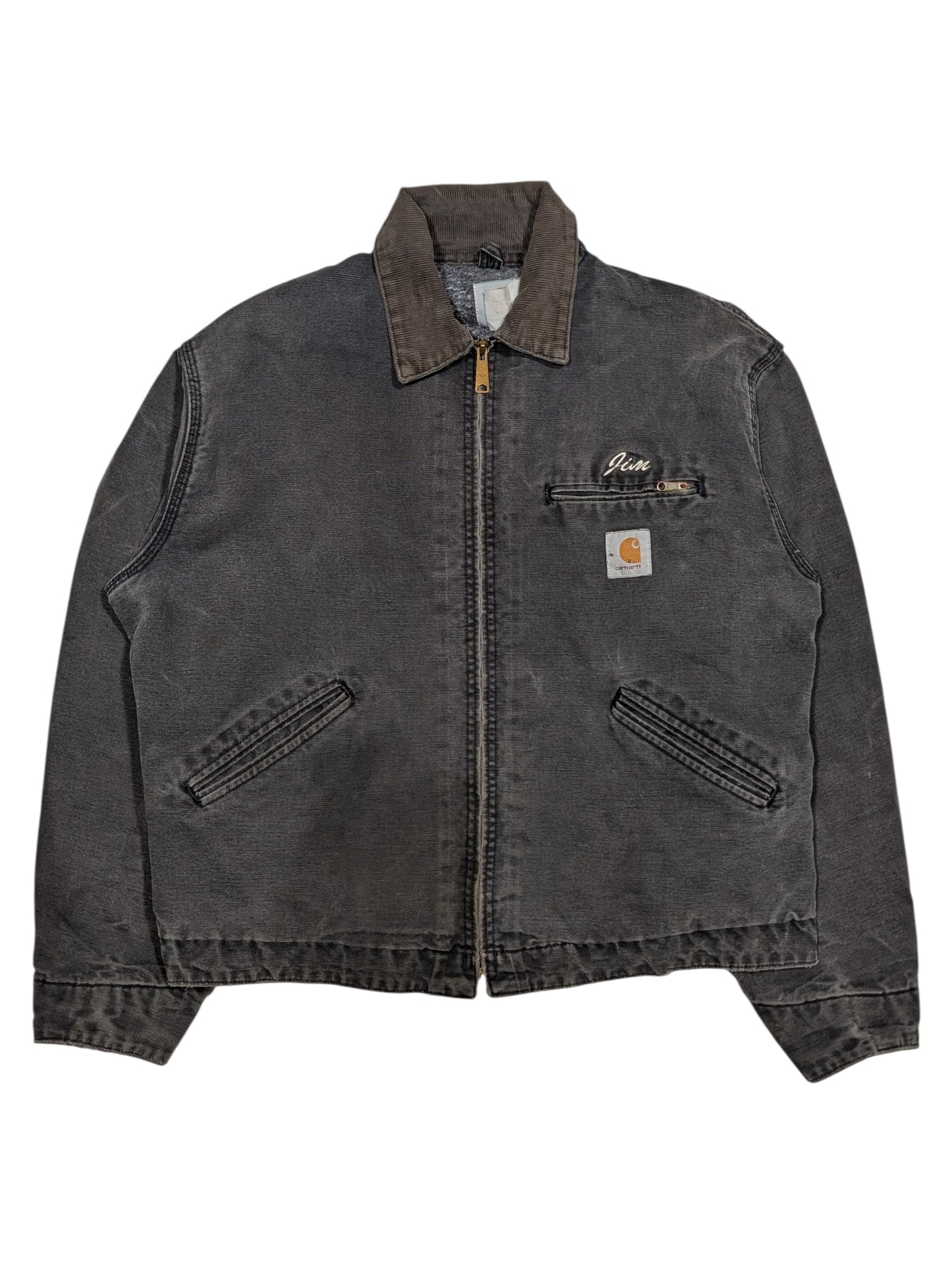 90s Carhartt Detroit Jacket Faded Black
