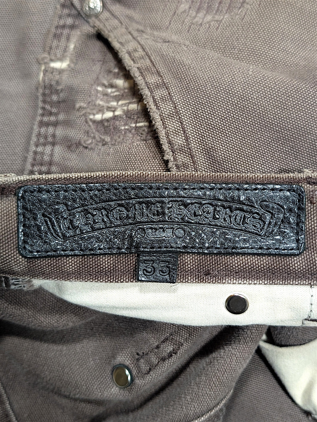 chrome hearts carhartt double knee carpenter pants dark chocolate brown 1 of 1 rare collectible