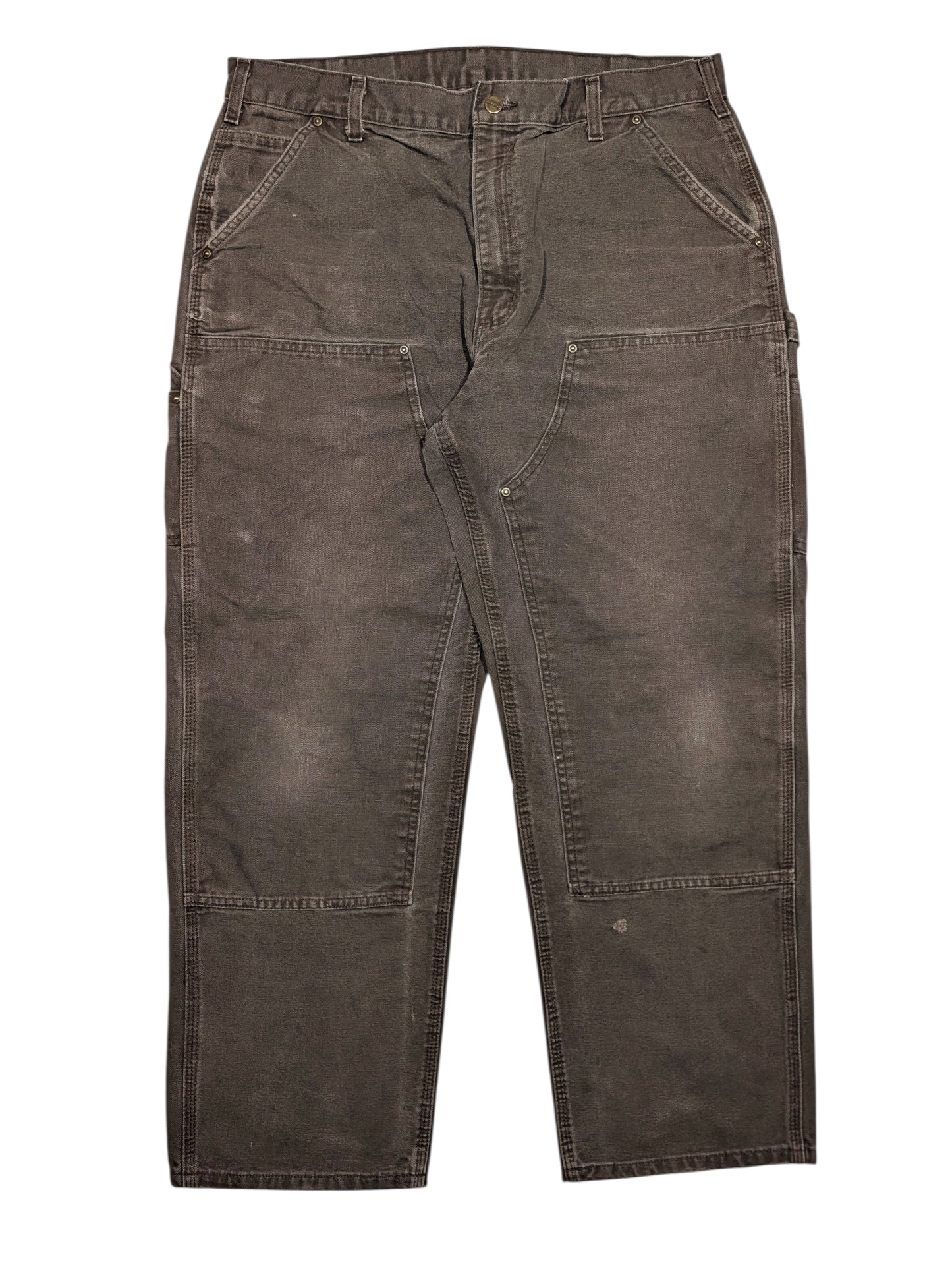 Carhartt Double Knee Carpenter Pants Brown
