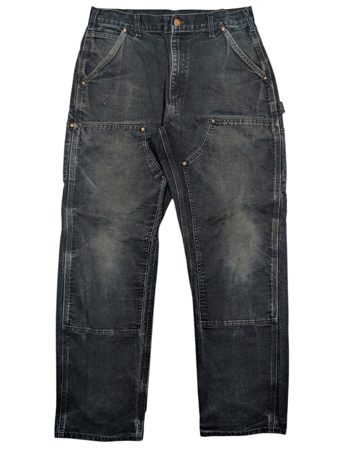 Carhartt 90s Double Knee Carpenter Pants Faded Black