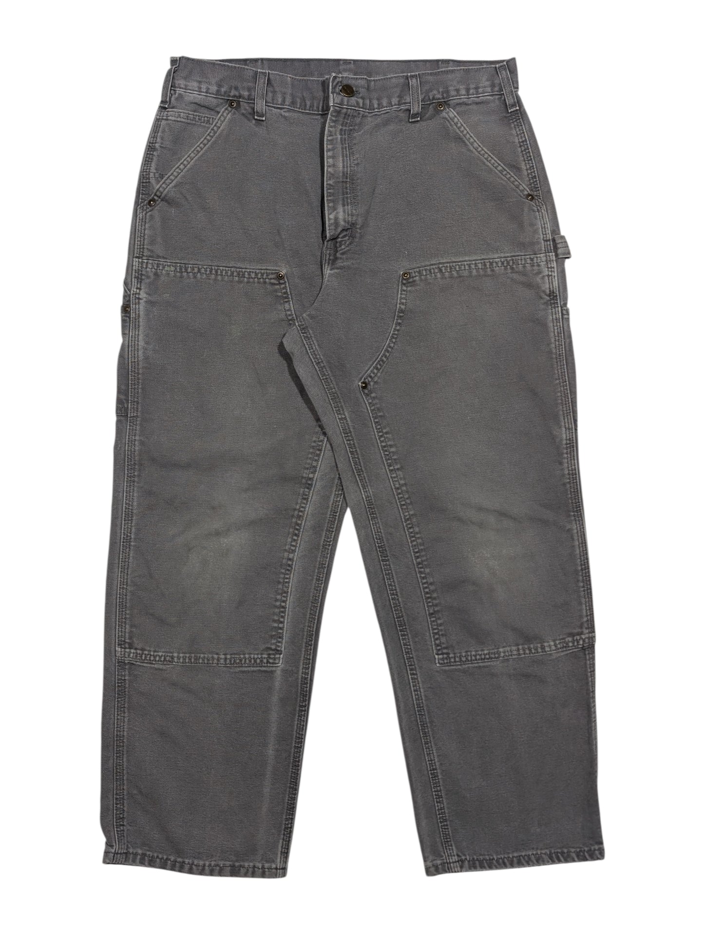 Carhartt Double Knee Carpenter Pants Grey