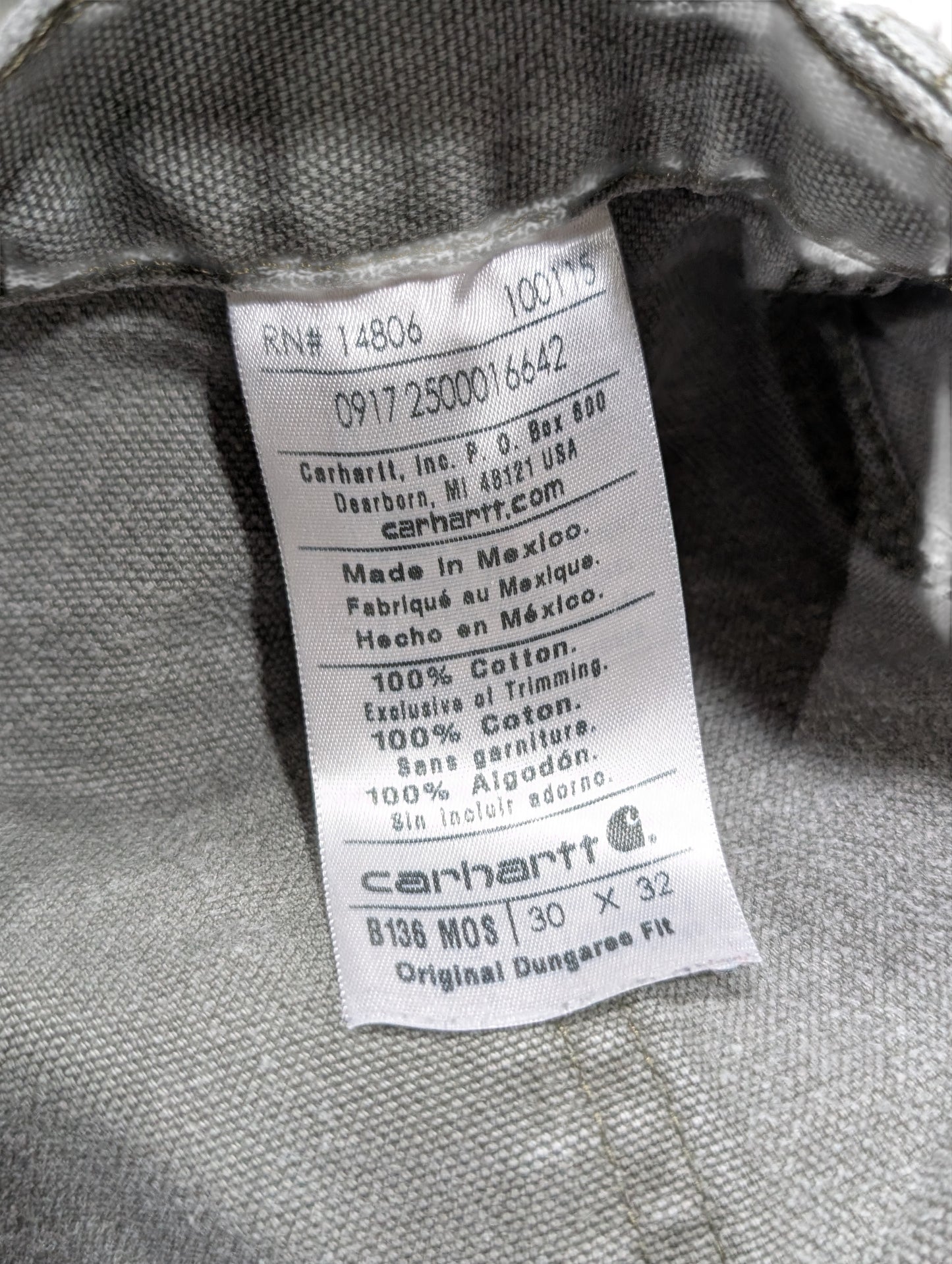 Carhartt Double Knee Carpenter Pants Faded Green