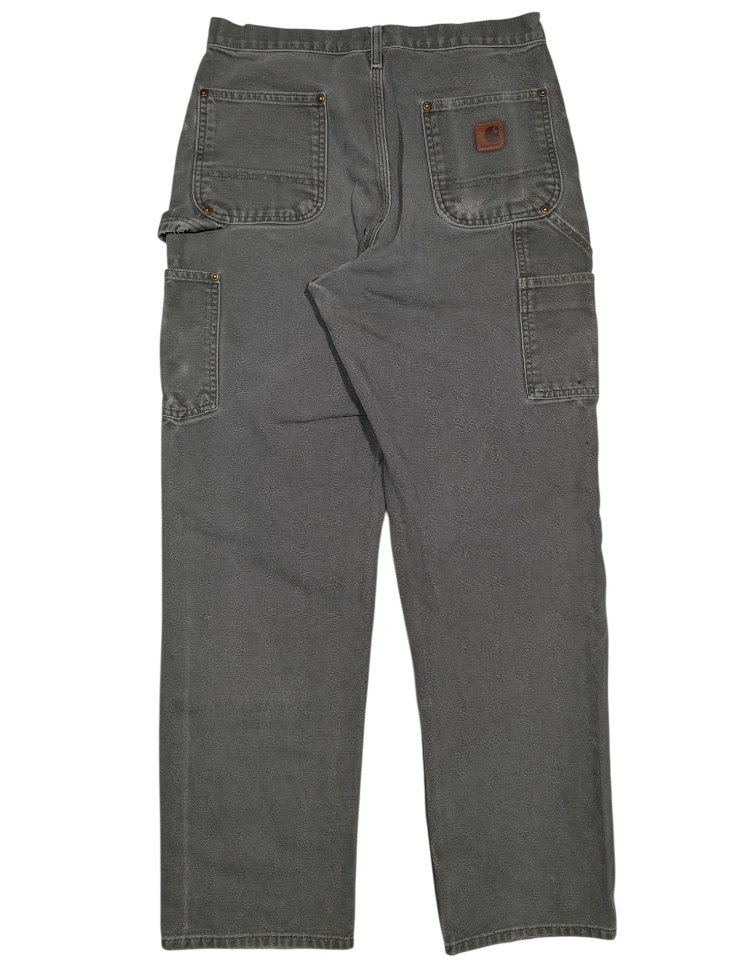 Carhartt Double Knee Carpenter Pants Faded Green