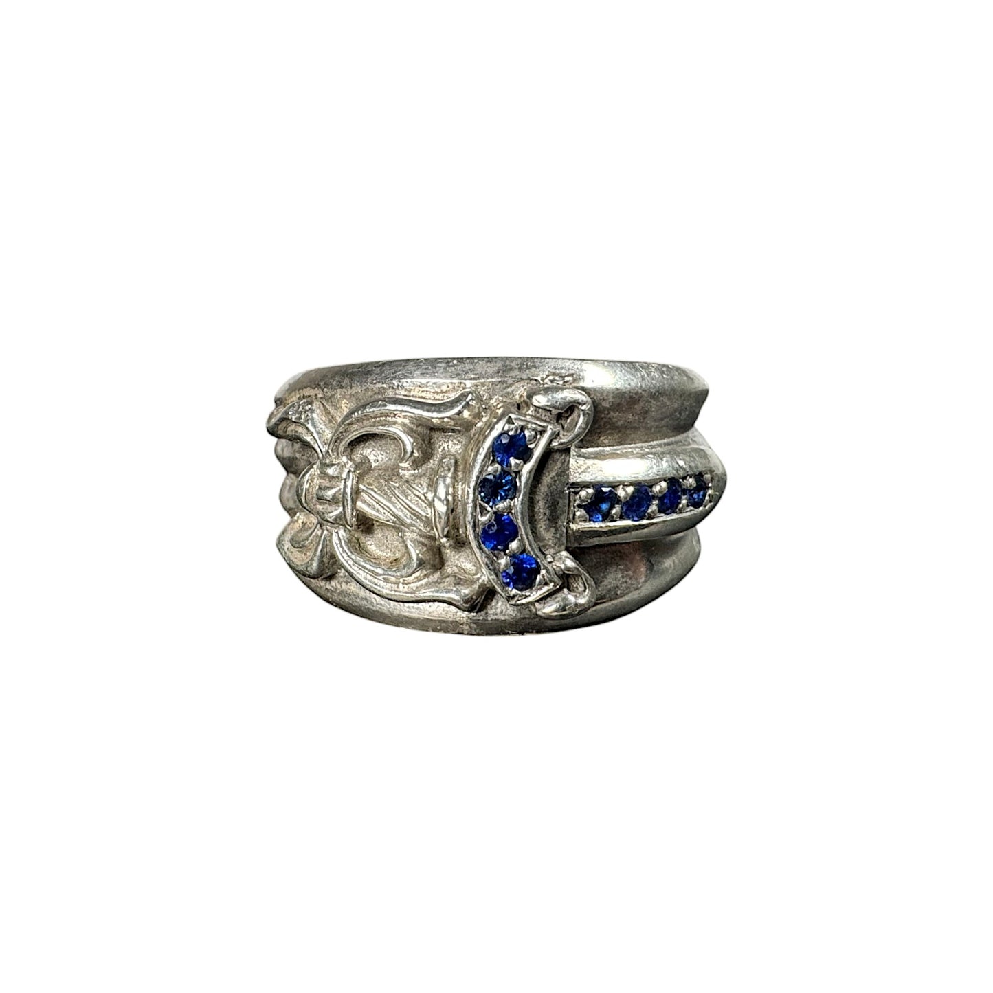 Blue Sapphire Dagger Ring