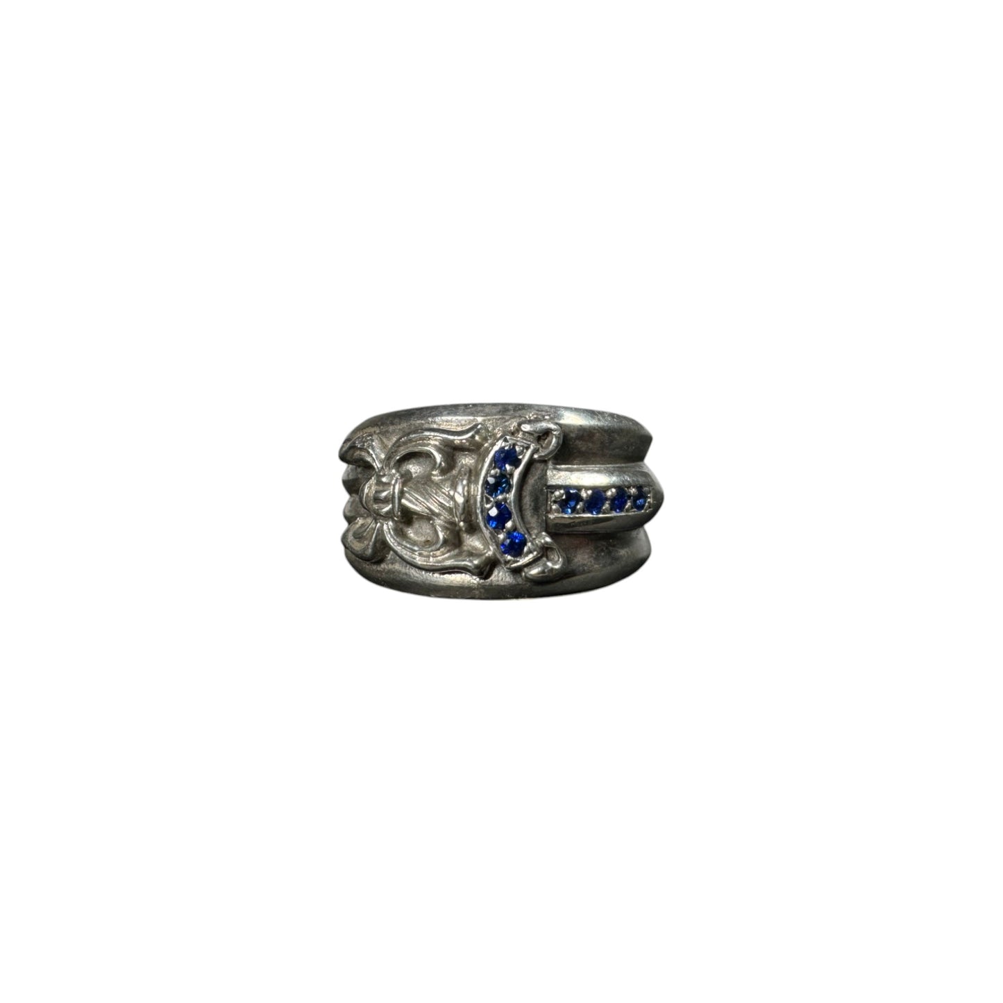 Blue Sapphire Dagger Ring