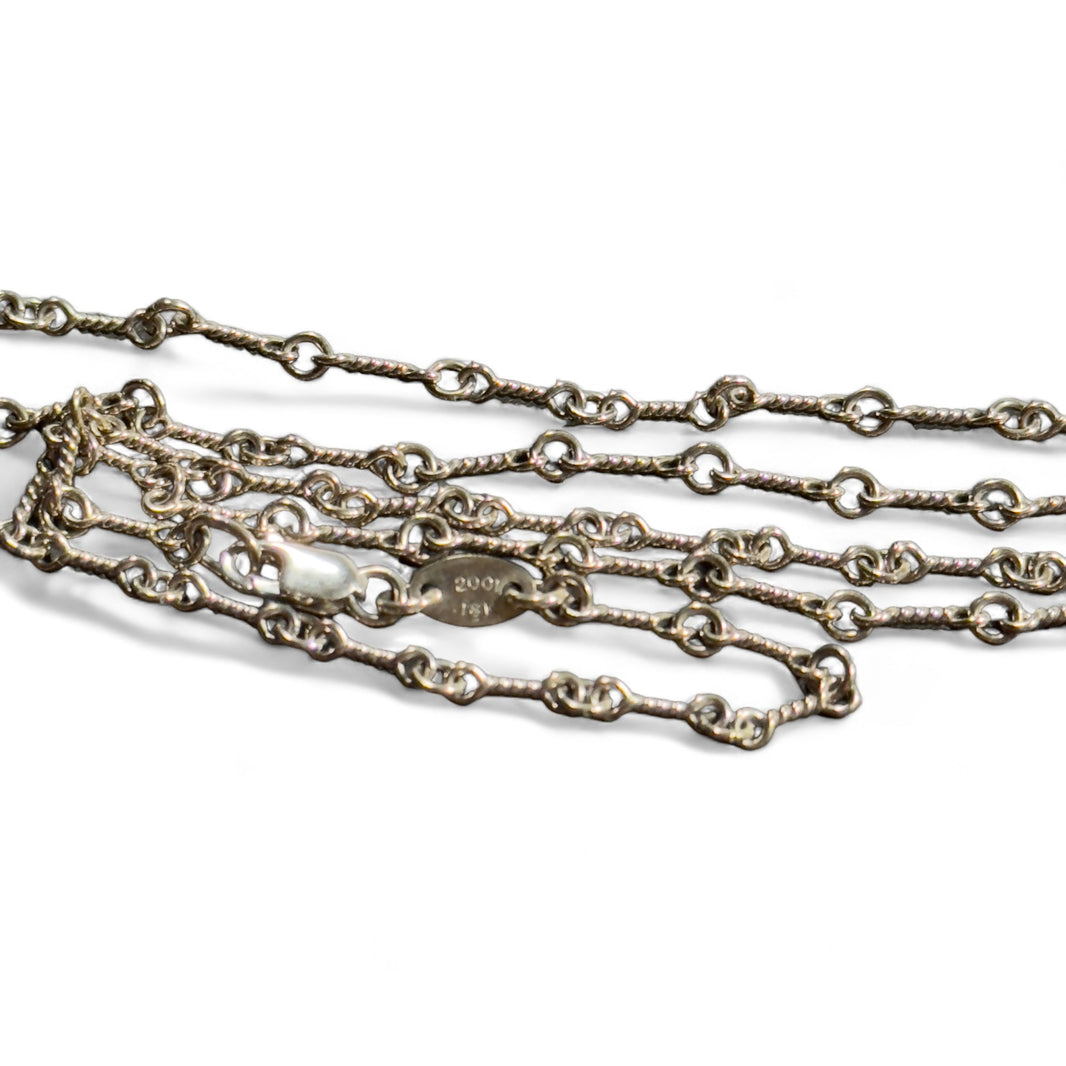 Chrome Hearts Twist Chain 18k White Gold Archival