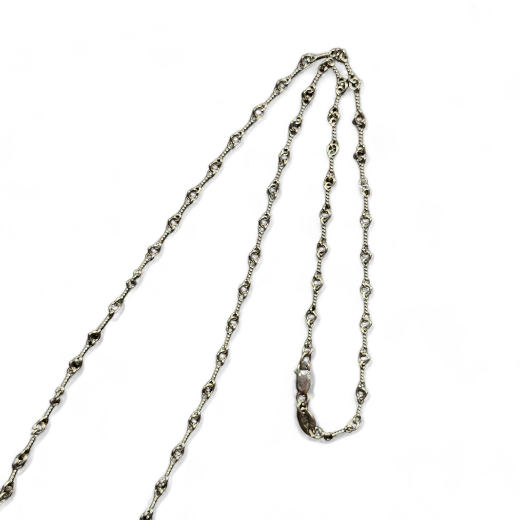 Chrome Hearts Twist Chain 18k White Gold Sterling Silver Hardware
