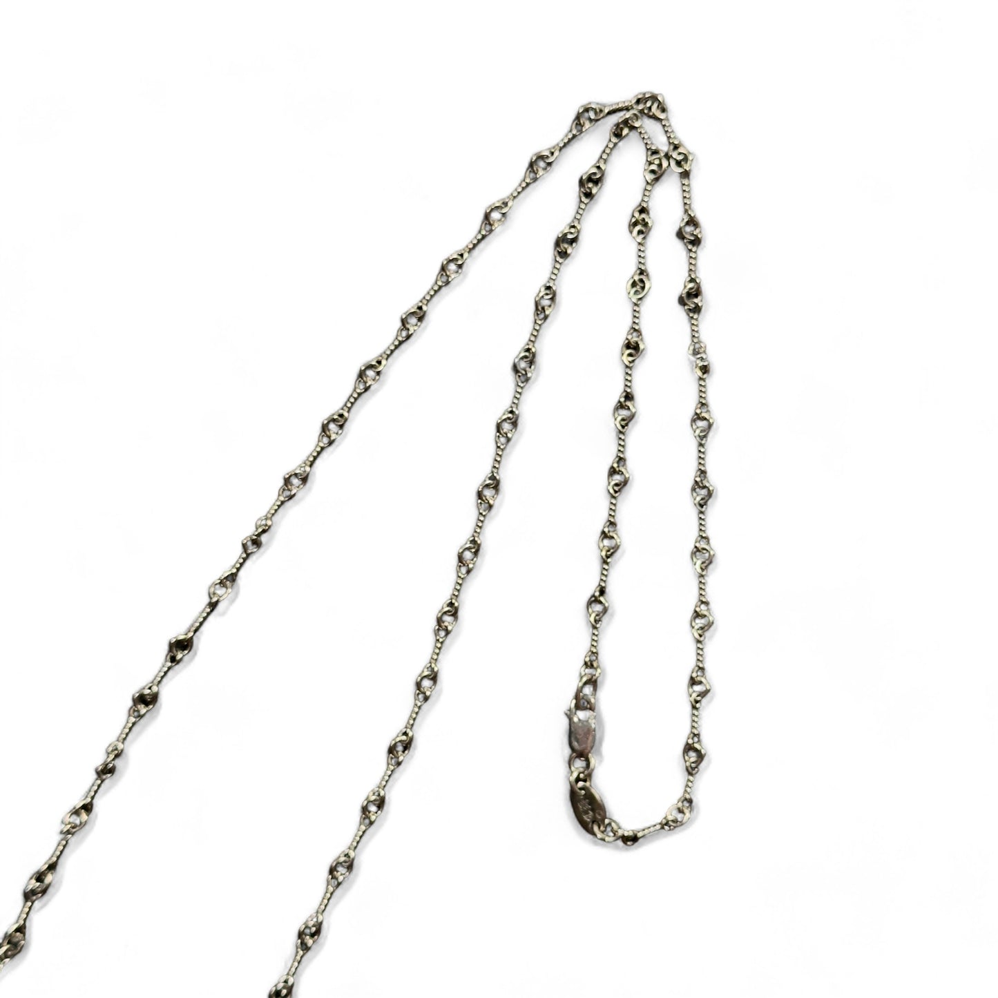 Twist Chain 18k White Gold