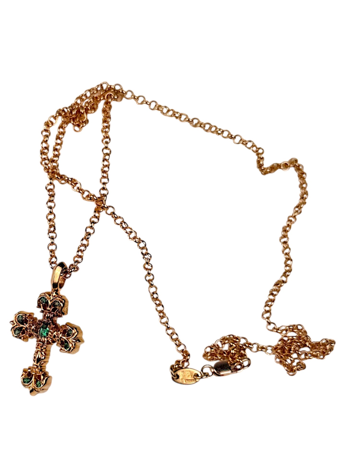 Solid 22K Yellow Gold Roll Chain by Chrome Hearts