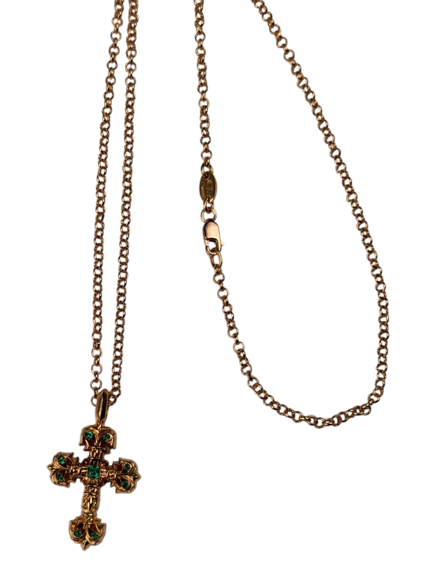 Chrome Hearts 22K Gold Stamped Belcher Chain