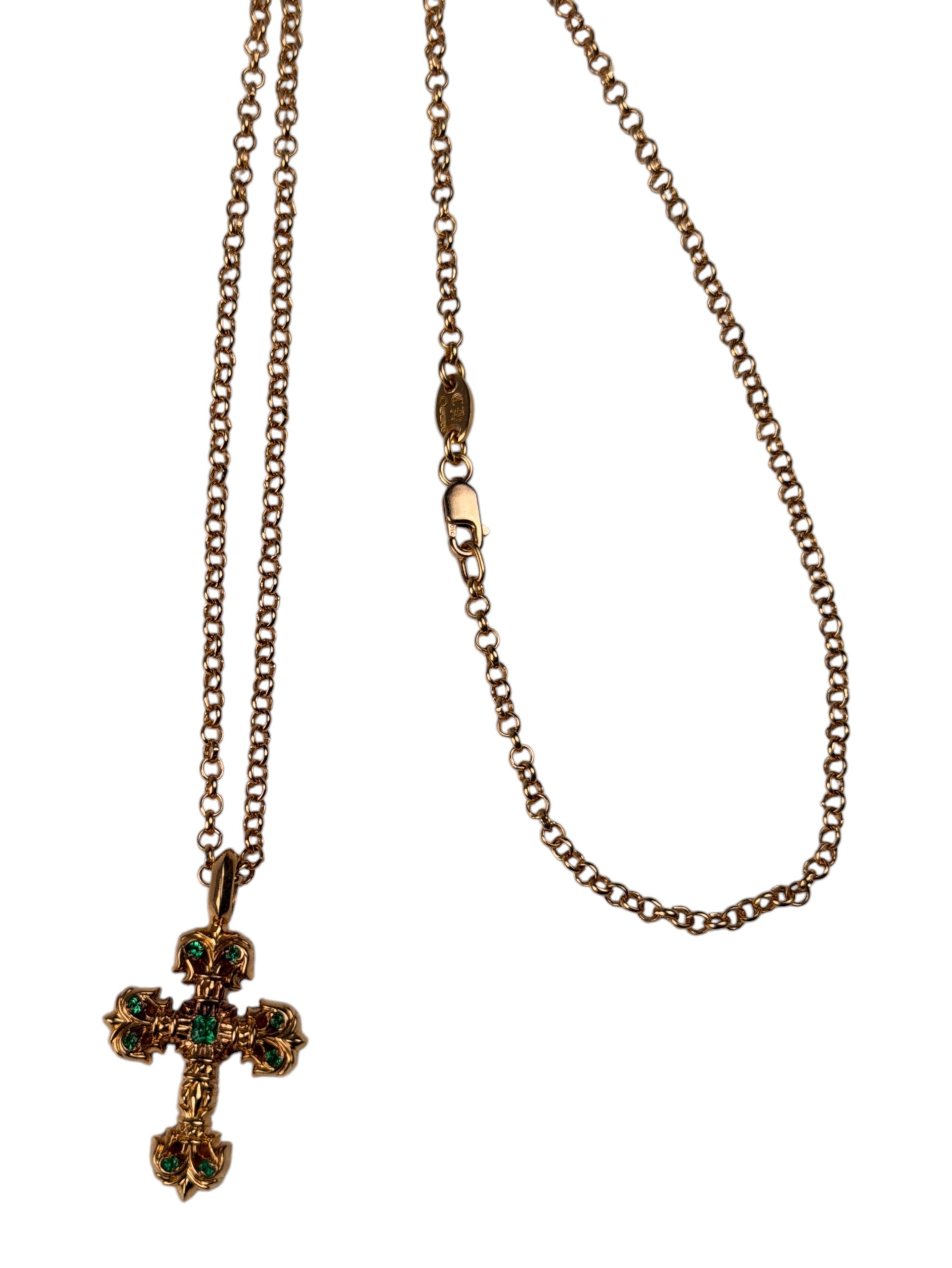 Chrome Hearts 22K Gold Stamped Belcher Chain