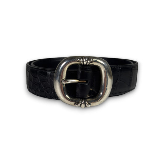 Chrome Hearts Alligator Leather Gunslinger Belt Authentic Belts