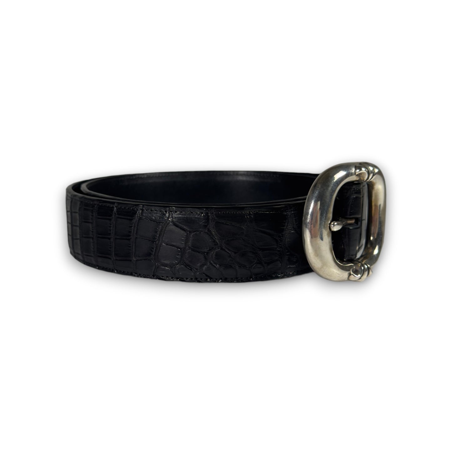 Alligator Leather Gunslinger Belt