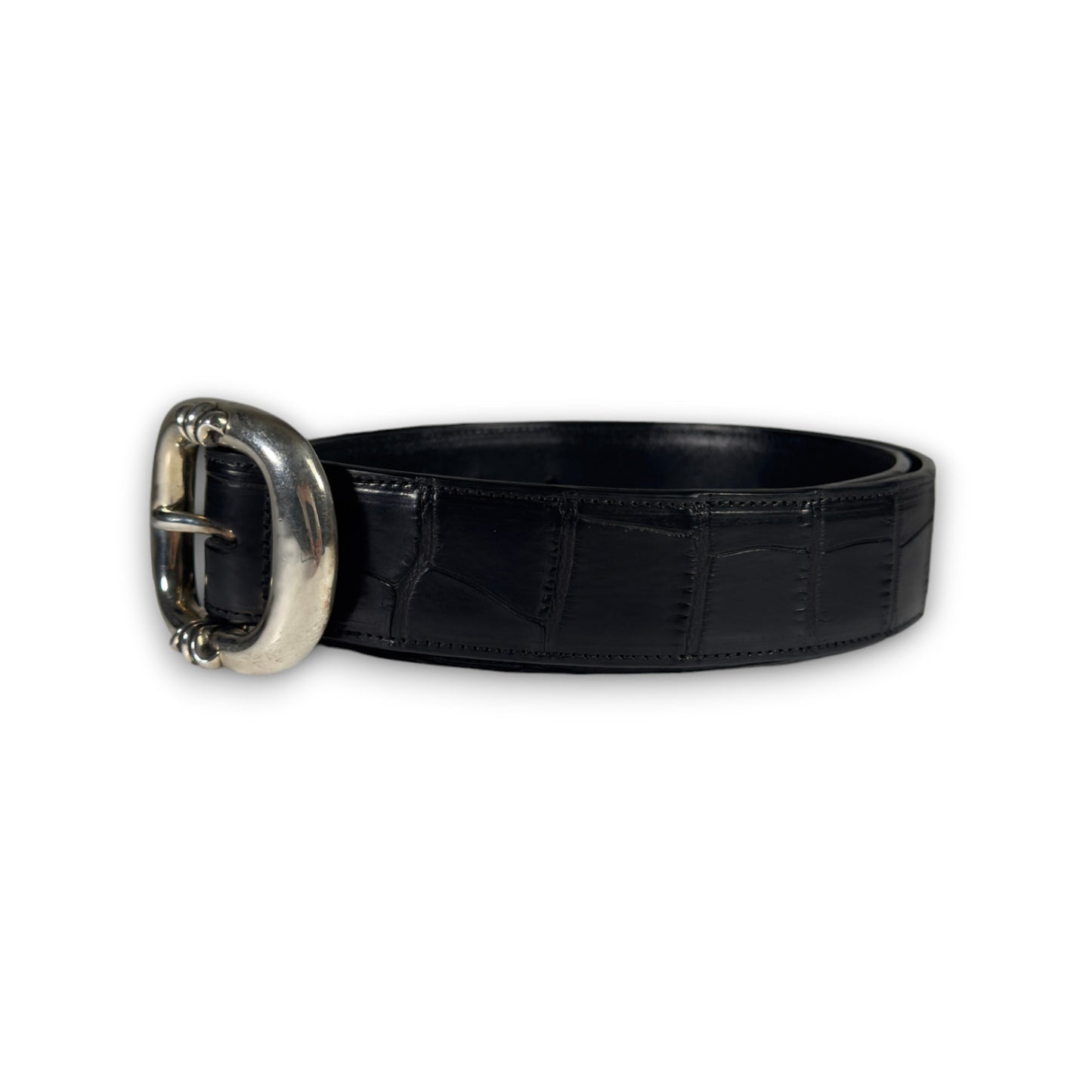 Alligator Leather Gunslinger Belt