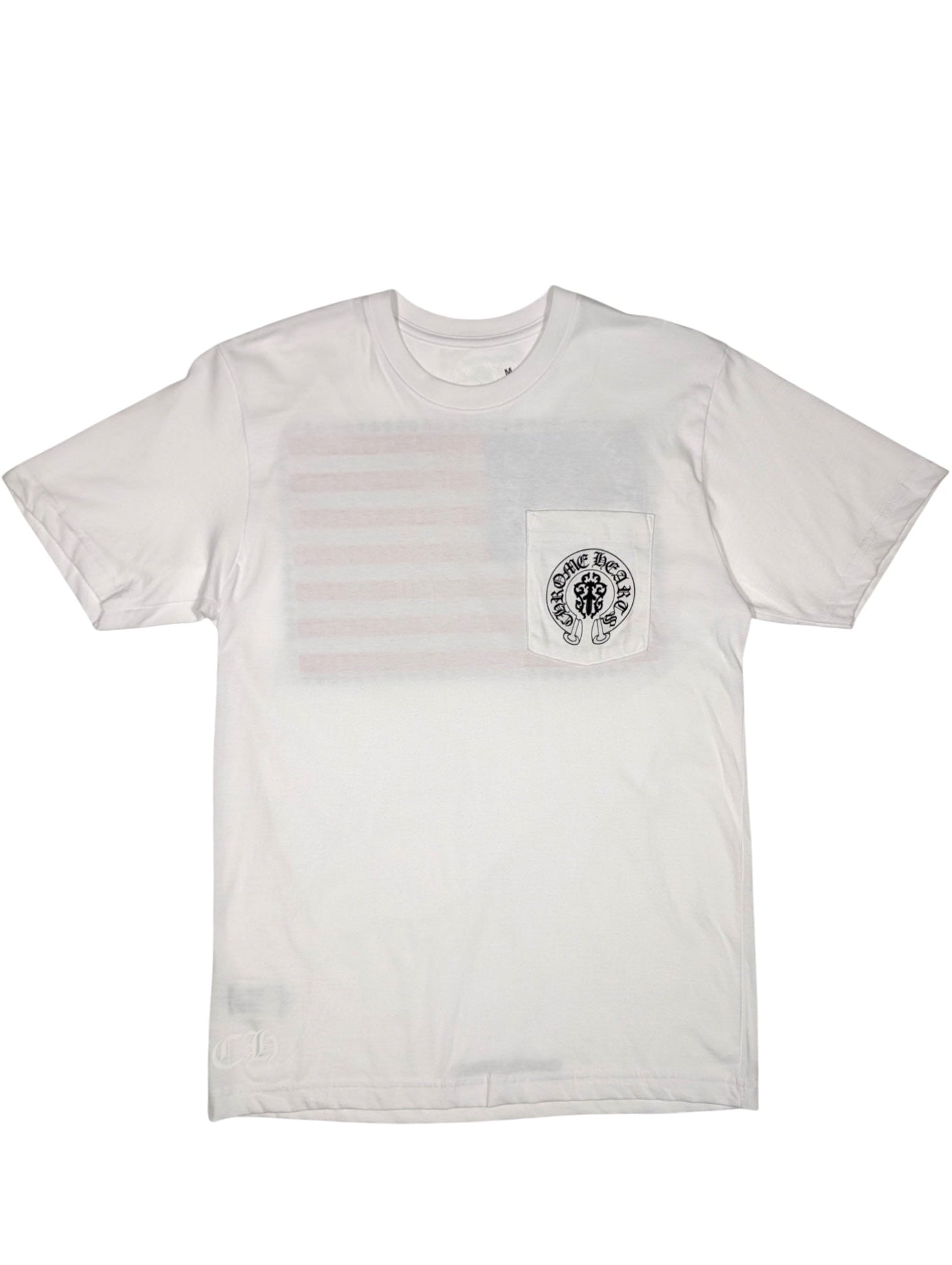 American Flag Cross USA T-Shirt White