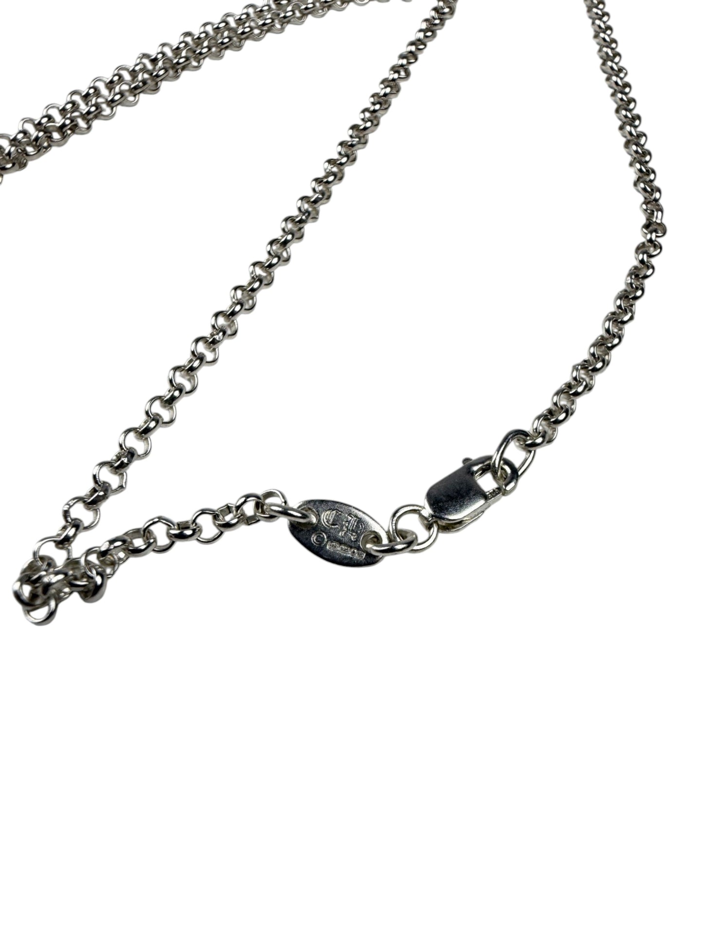 Roll Chain Necklace Chrome Hearts .925 Sterling Silver