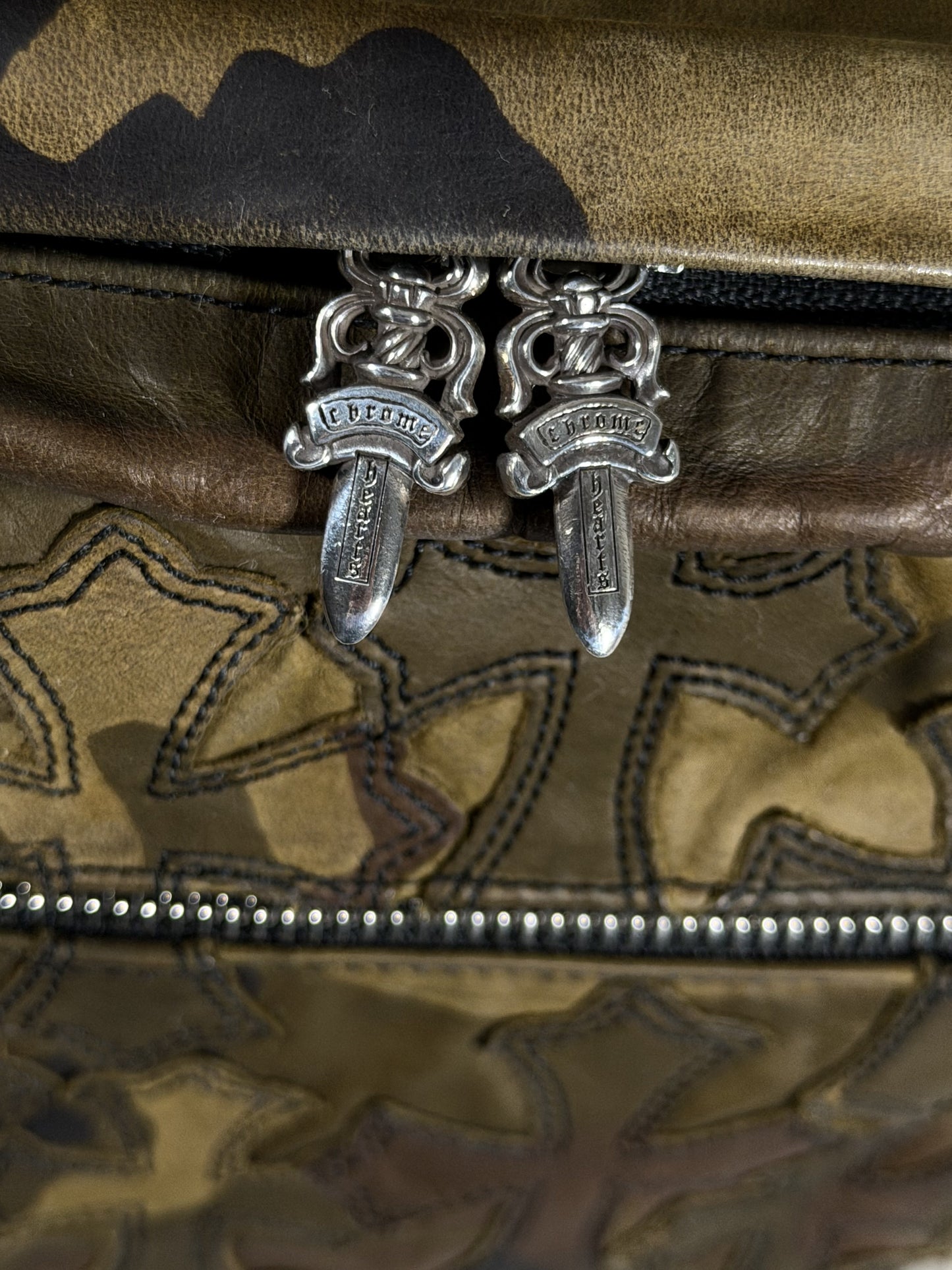 Camoflauge Cross Patch 7th Grade Backpack