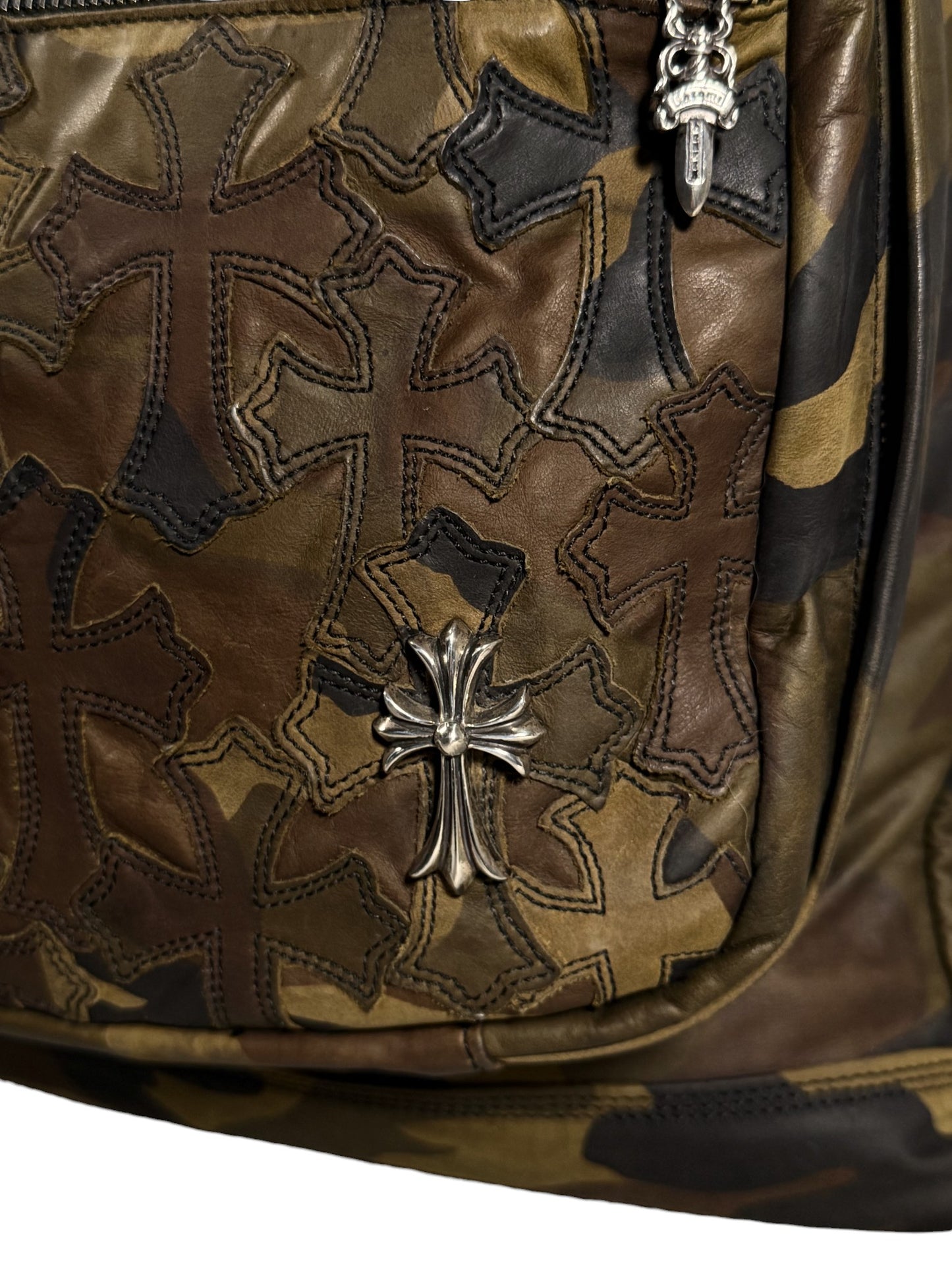 Camoflauge Cross Patch 7th Grade Backpack