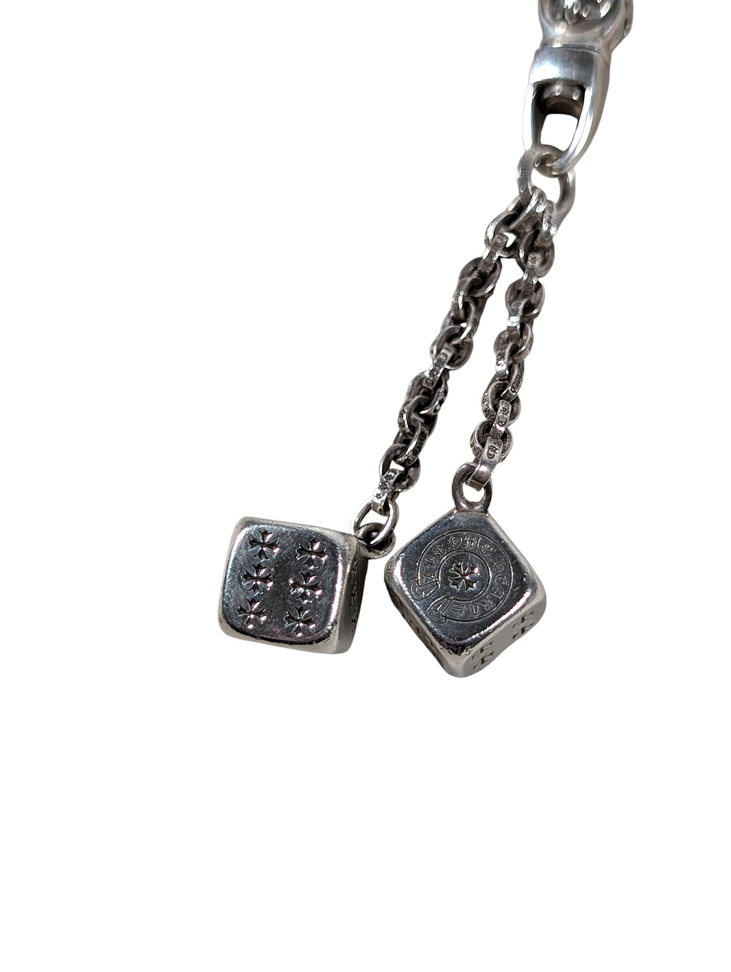 Chrome Hearts Silver Dice Keychain Verified YP Collective