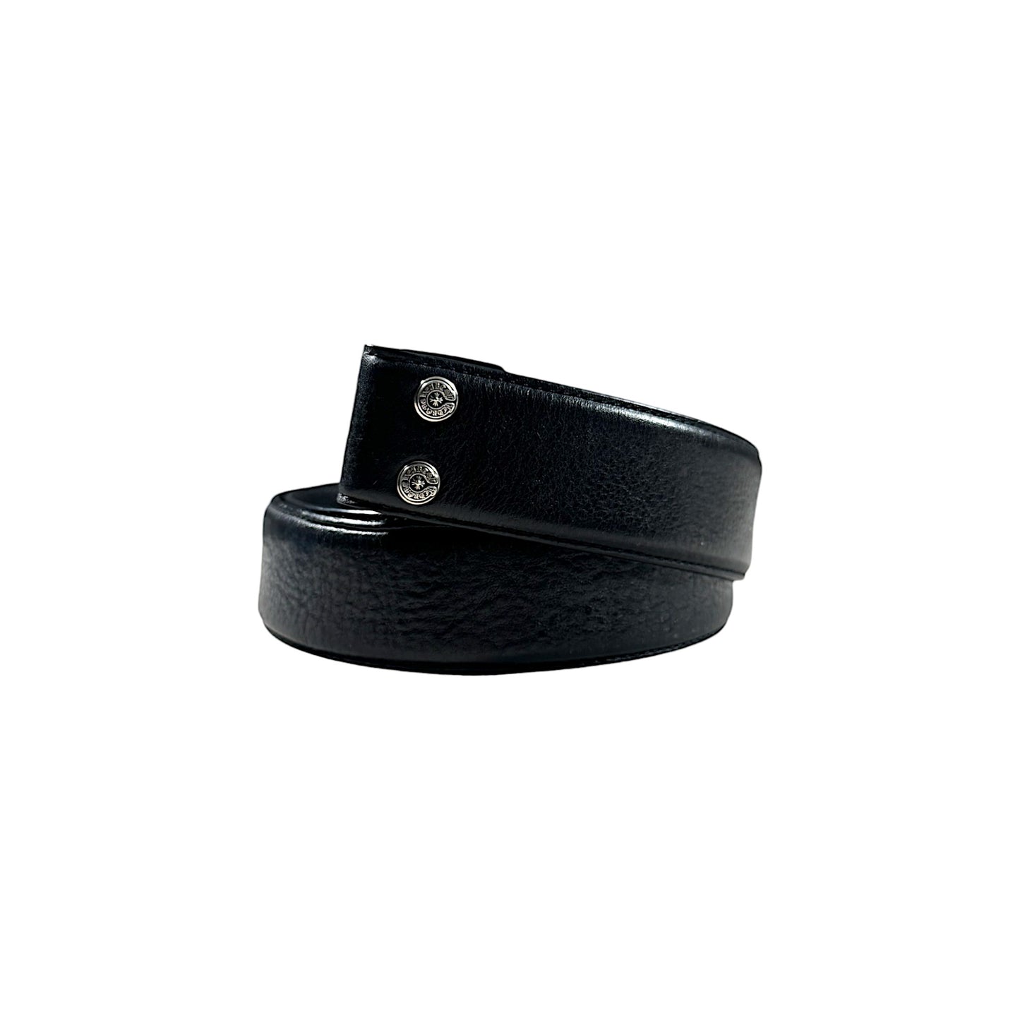 Black Leather Belt Strap