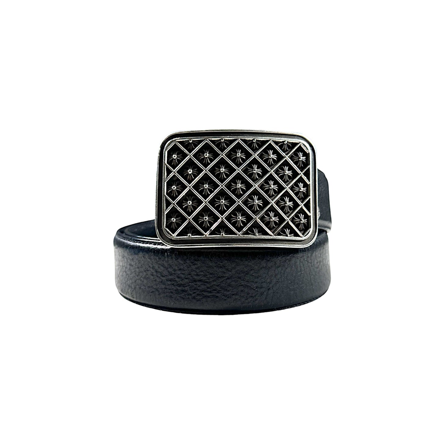 CH Plus Cross Buckle Black Belt