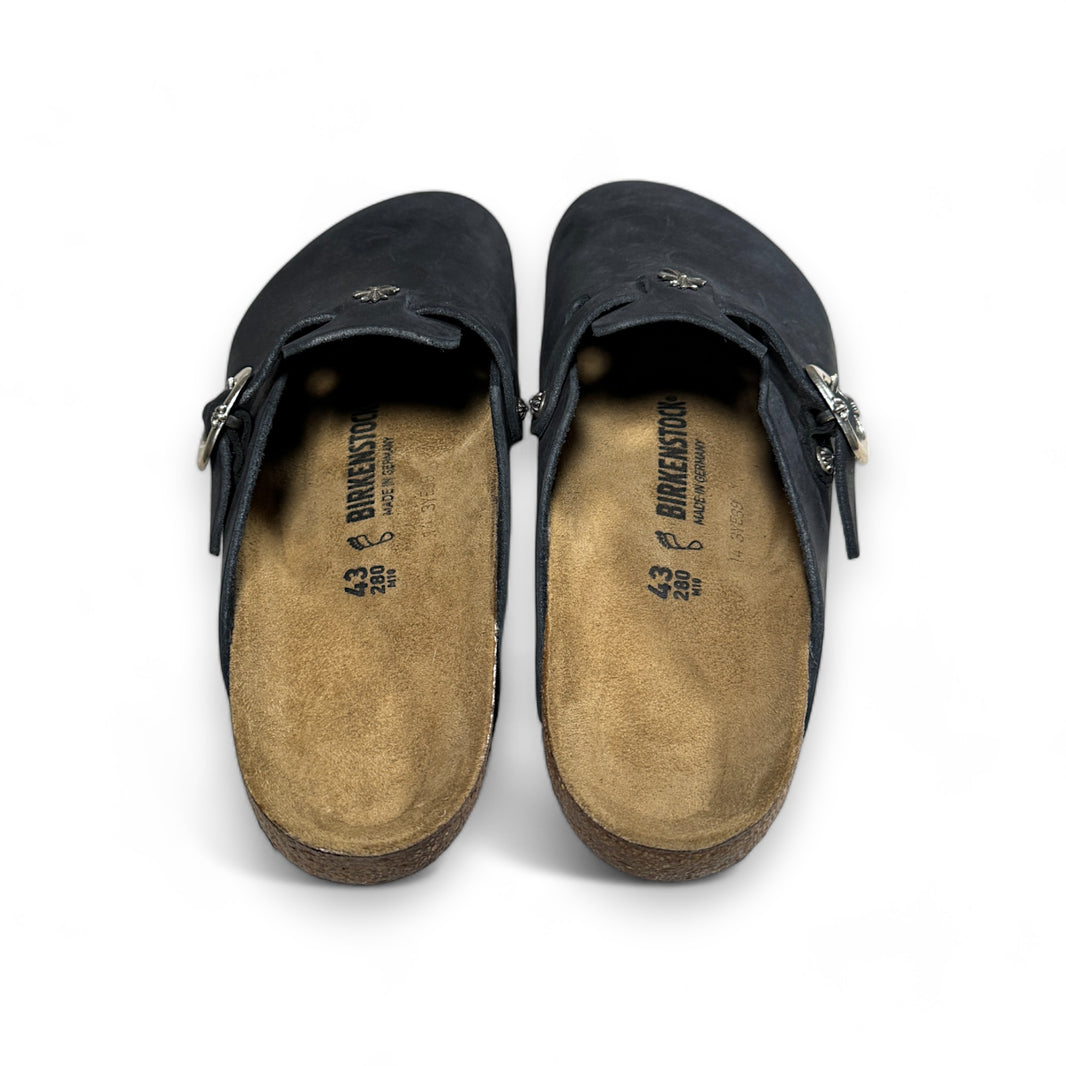 Chrome Hearts CH Birkenstock Boston Oiled Clogs Verified YP Collective