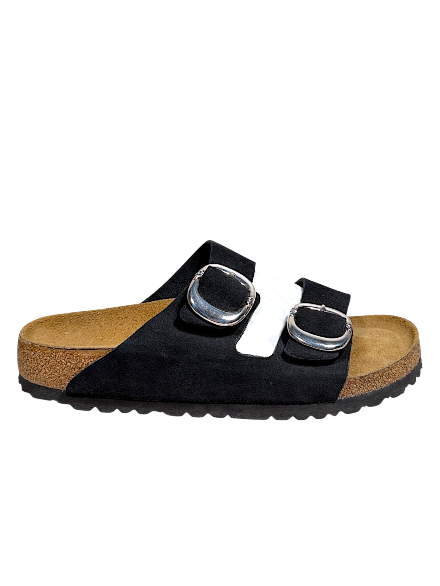Birkenstock Soft Footbed insole black suede Chrome Hearts collaboration Arizona