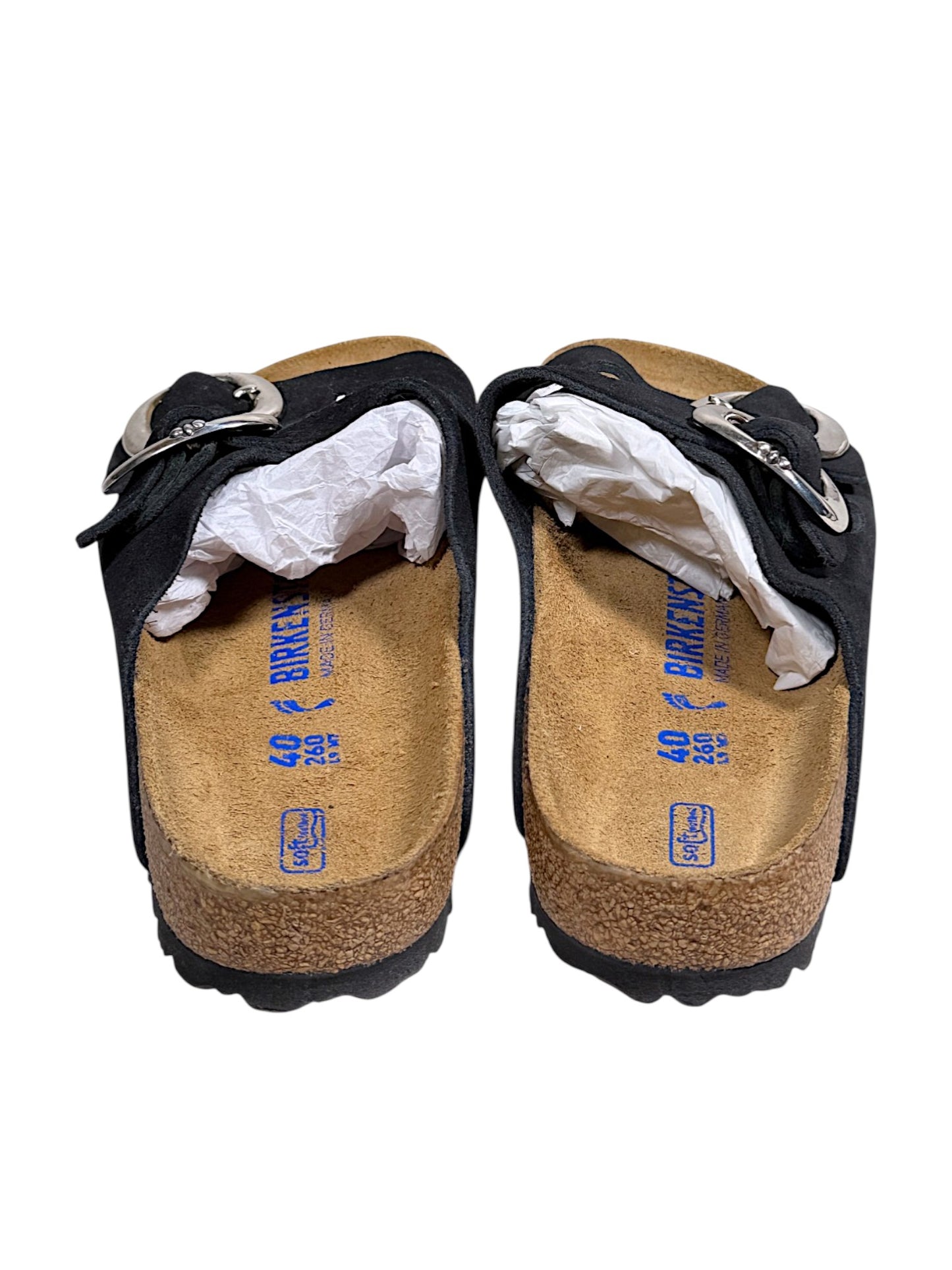 Chrome Hearts x Birkenstock Gunslinger Buckle sandals black suede EU 40