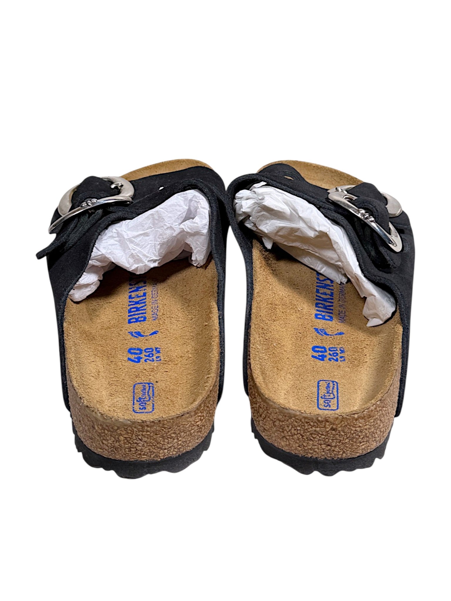 Chrome Hearts x Birkenstock Gunslinger Buckle sandals black suede EU 40