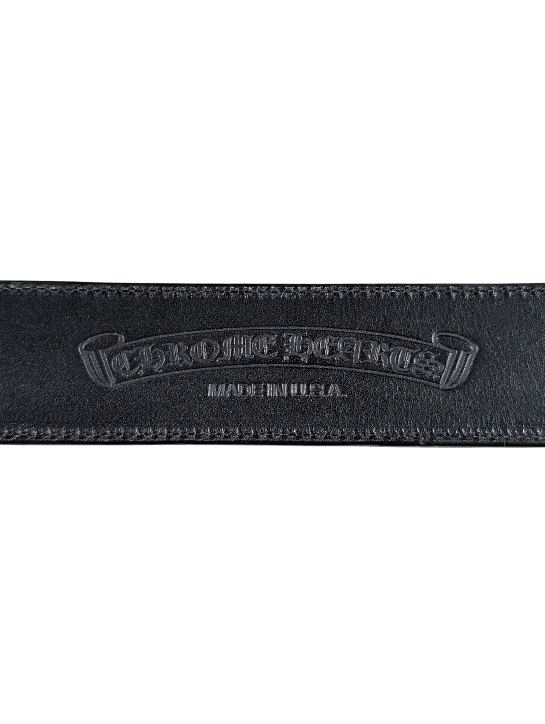 Chrome Hearts Roller Belt Black Authenticated Designer