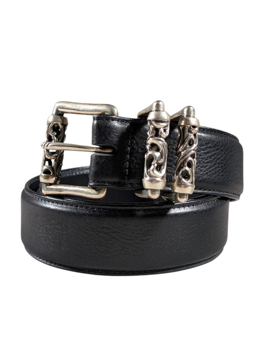 Chrome Hearts Roller Belt Black Authentic Belts