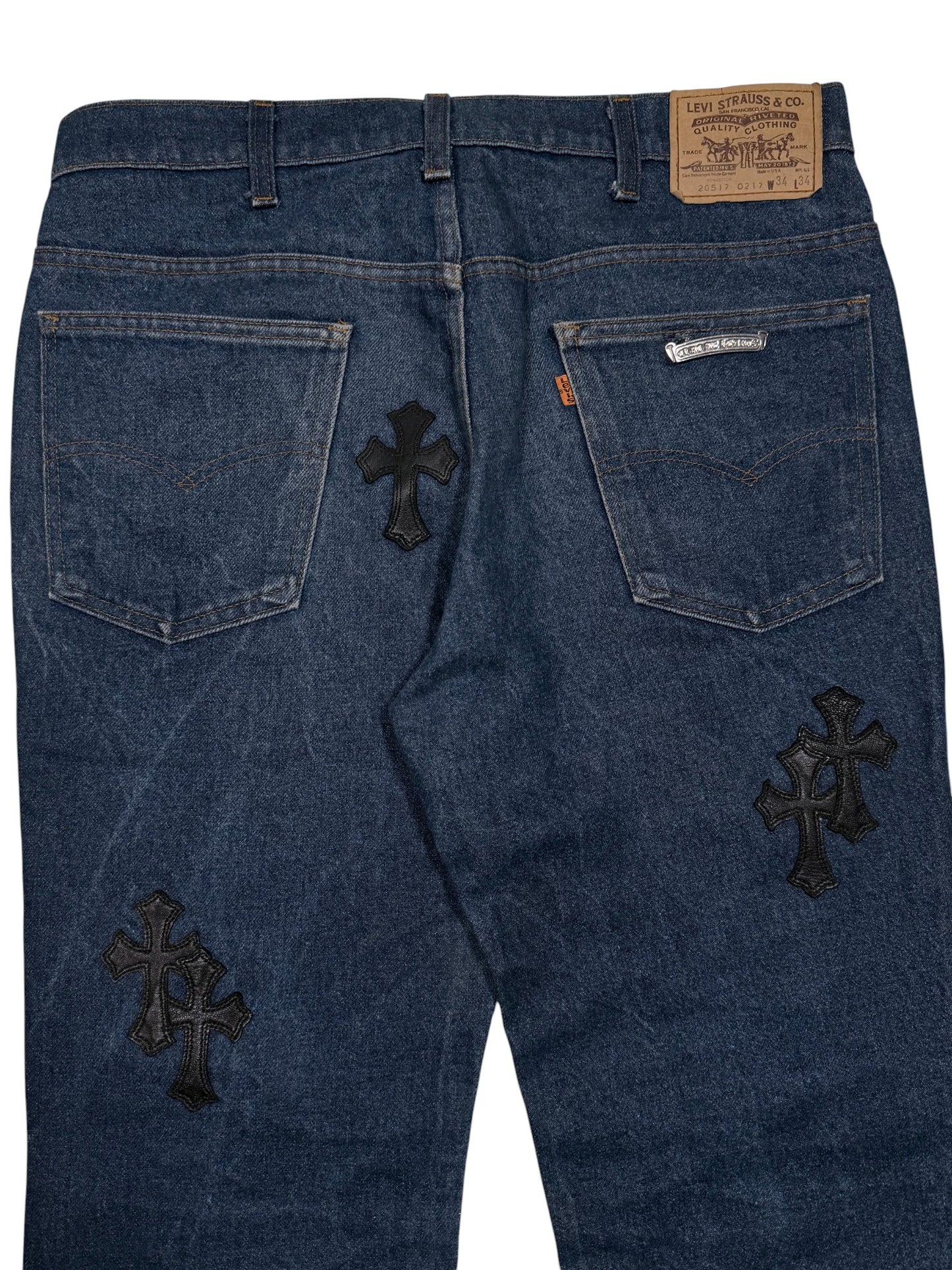 Cross Patch Levi's 517 Jeans