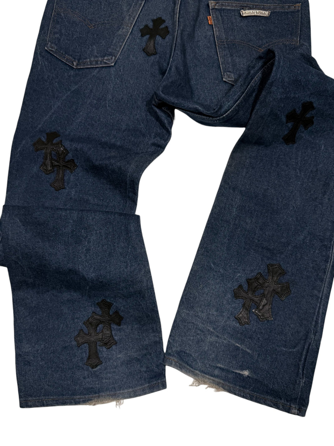 Chrome Hearts Cross Patch Levi's 517 Jeans Verified YP Collective