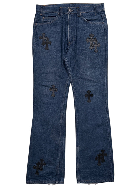 Chrome Hearts Cross Patch Levi's 517 Jeans Authentic Jeans