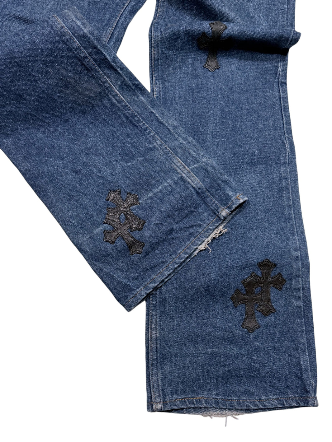 Chrome Hearts Cross Patch Levi's 517 Jeans Authenticated Designer