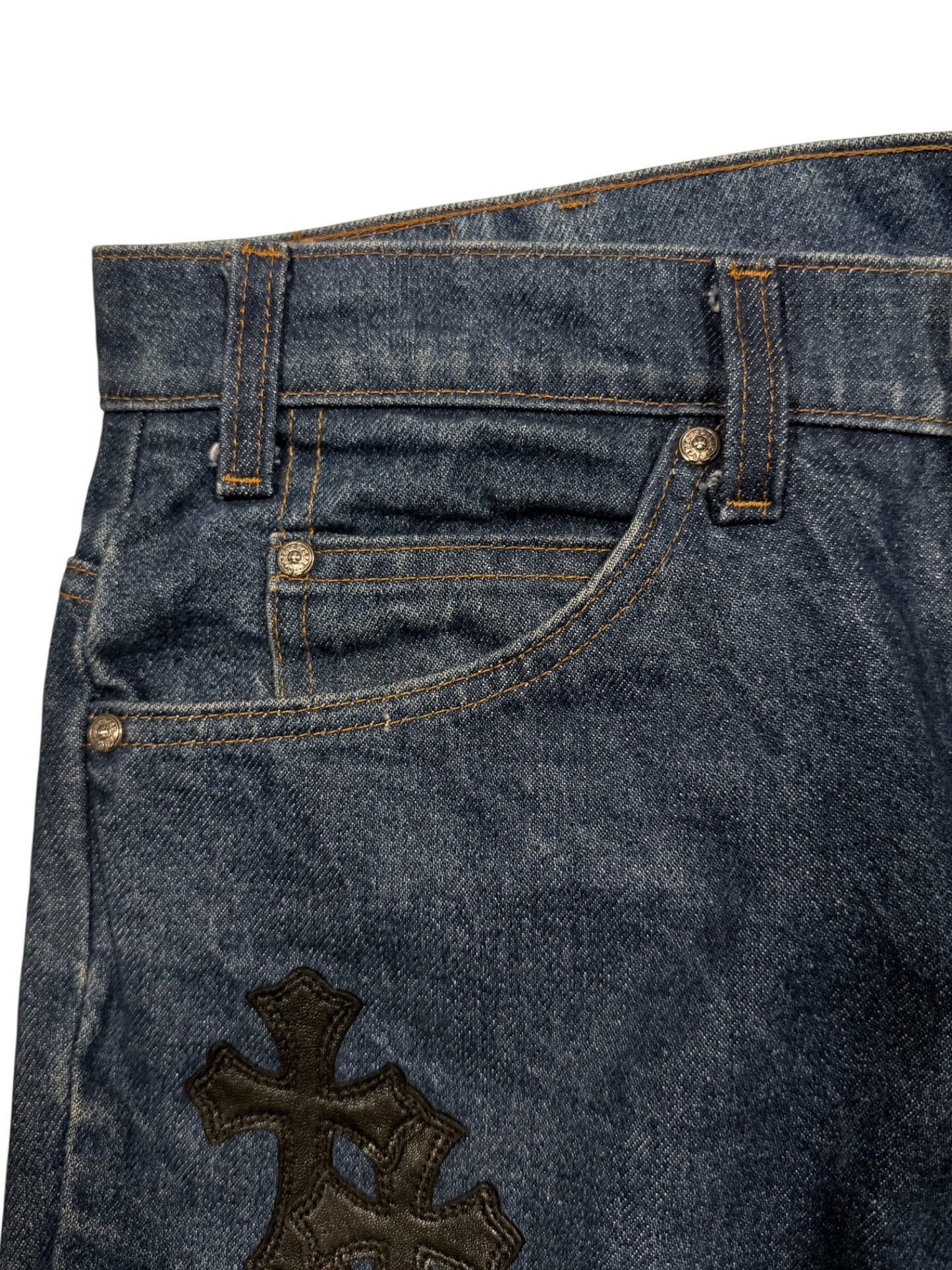 Cross Patch Levi's 517 Jeans