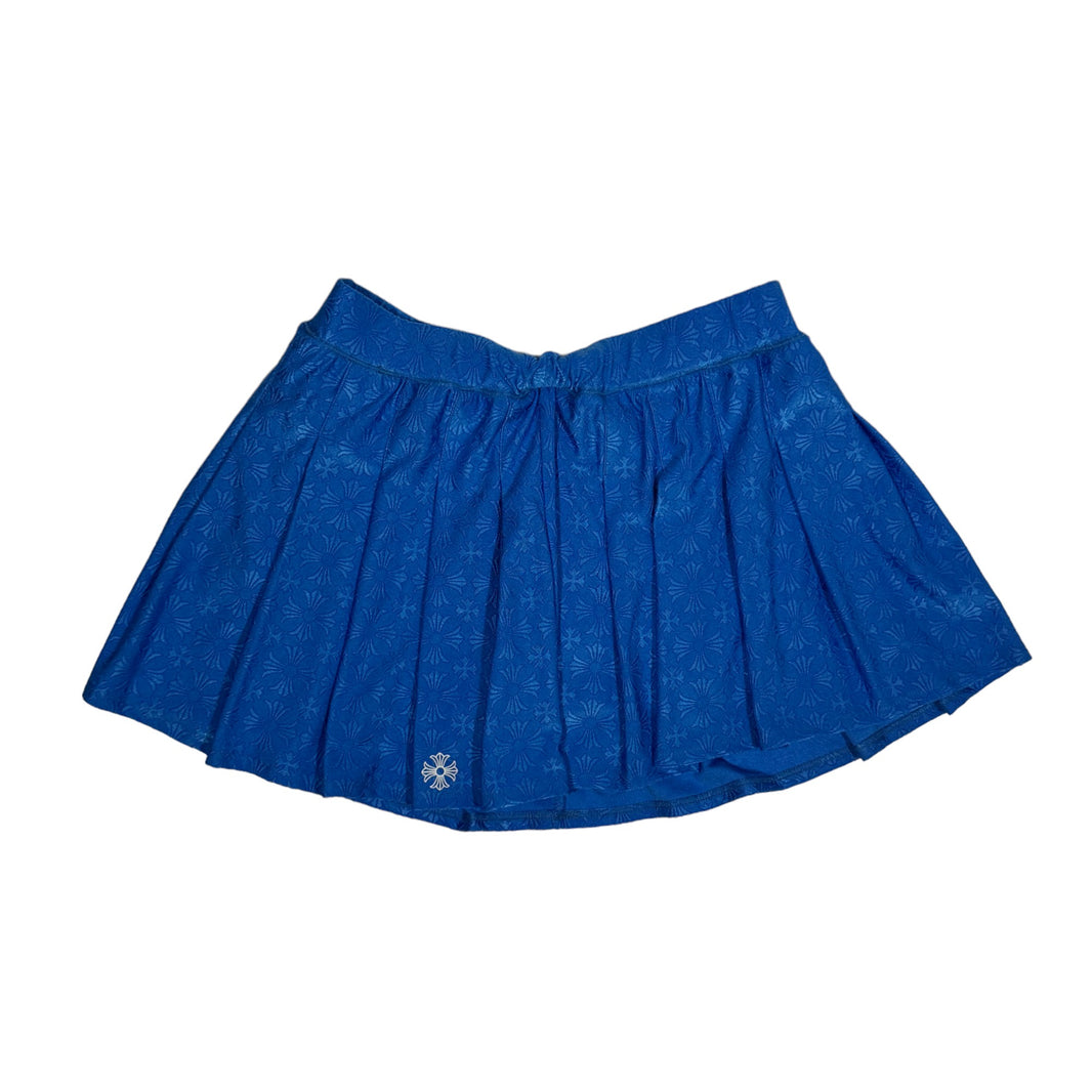 Chrome Hearts CH Plus Monogram Mini Skirt Sterling Silver Hardware