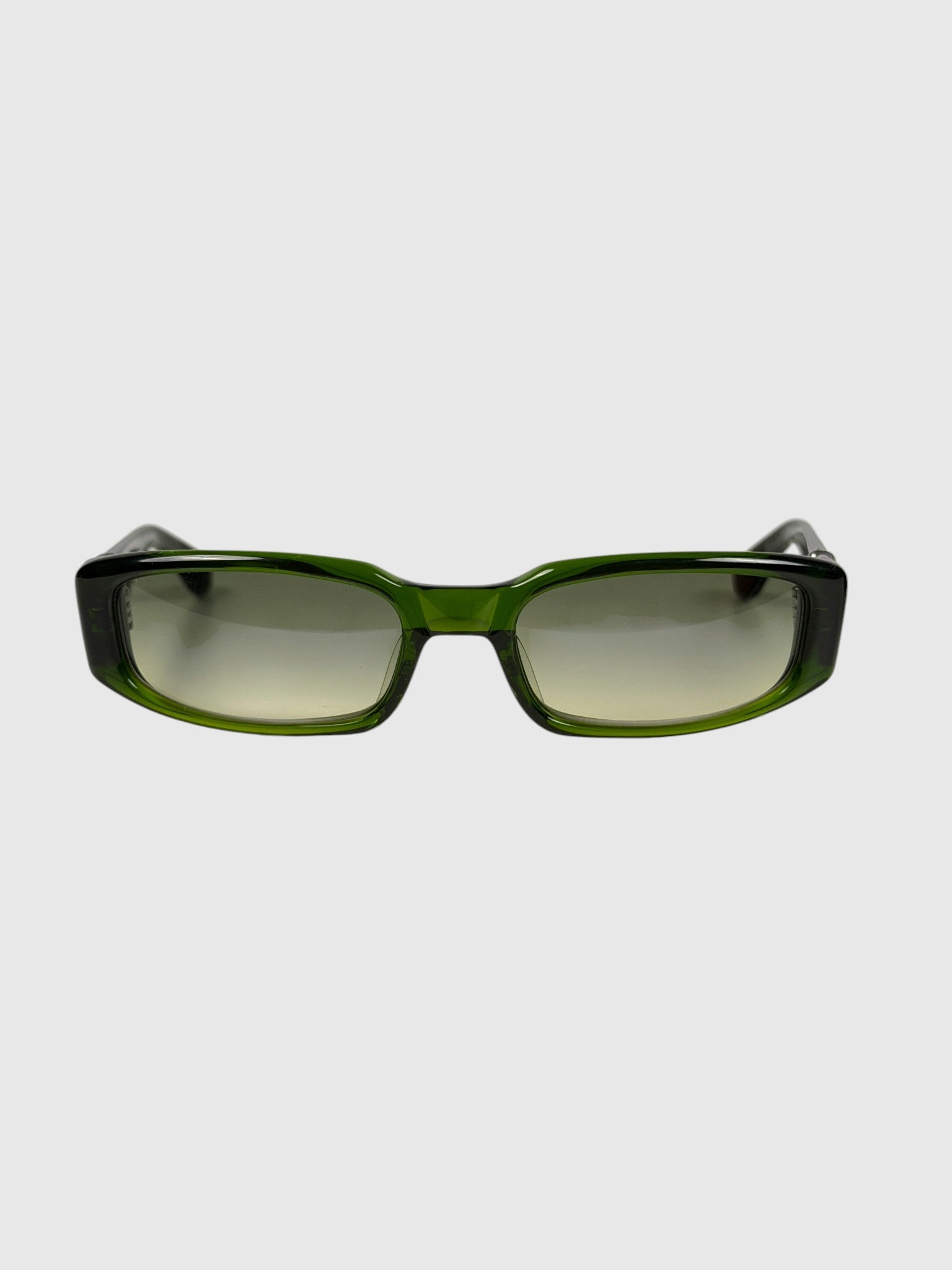 Chrome Hearts Blueher Sunglasses Green Acetate Gradient Lenses