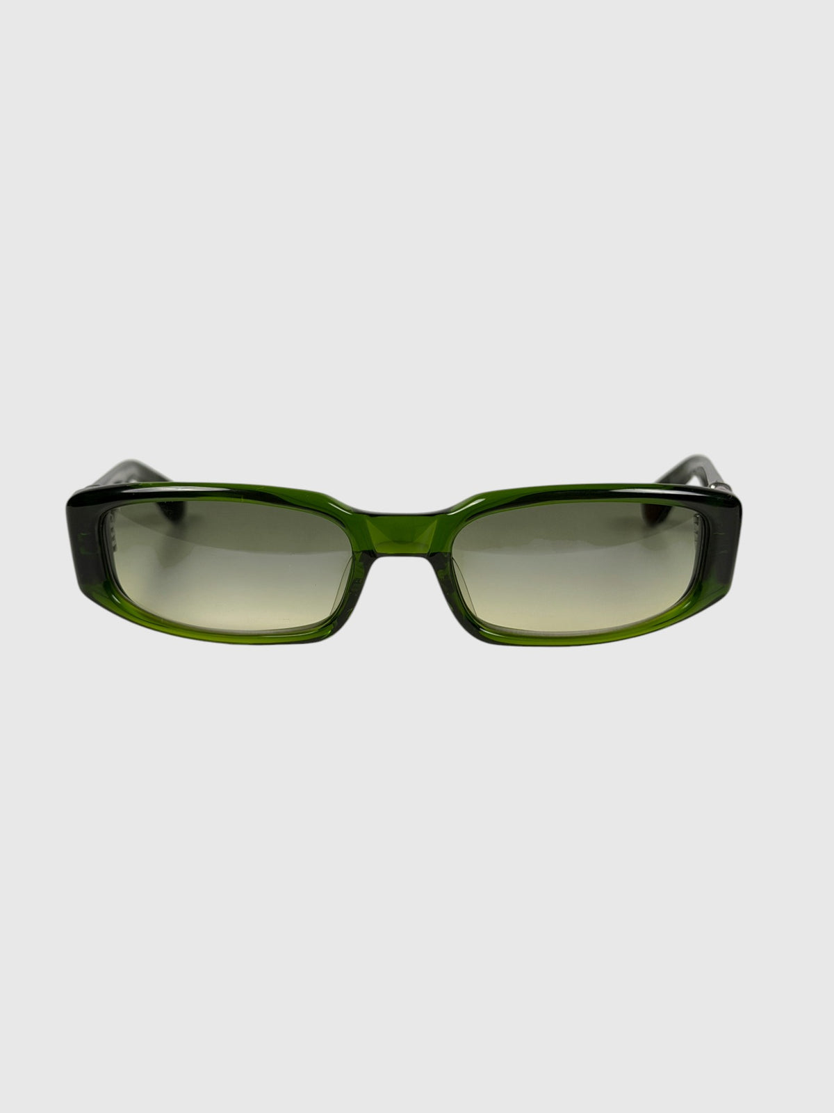 Chrome Hearts Blueher Sunglasses Green Acetate Gradient Lenses